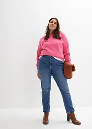 Straight jeans met high waist, low stretch, bonprix
