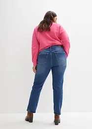 Straight jeans met high waist, low stretch, bonprix