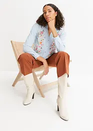 Gedessineerde blouse, bonprix
