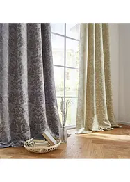 Isolerend verduisterend gordijn van jacquard (1 stuk), bonprix