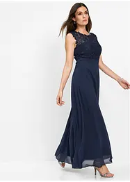 Maxi galajurk met kant, bonprix