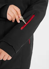 Lange stretch softshell jas, waterafstotend, bonprix