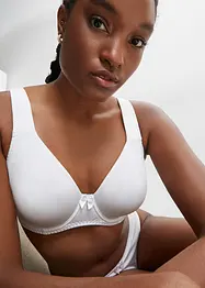 T-shirt bh met beugels en glanseffect (set van 2), bonprix