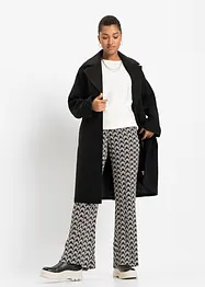 Geribde oversized trui van viscosemix, bonprix