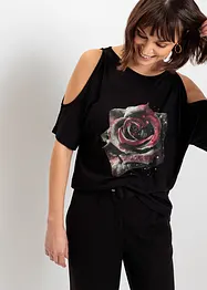 Cold shoulder shirt van viscose, bonprix
