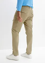 Slim fit stretch cargo broek, straight, bonprix