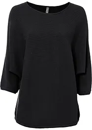 Geribde oversized trui in een viscosemix, bonprix