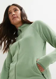 Fleece vest met ritszakken, bonprix