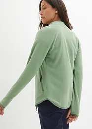 Fleece vest met ritszakken, bonprix