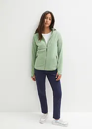 Fleece vest met ritszakken, bonprix