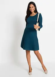 Gebreide jurk met ajourpatroon, bonprix