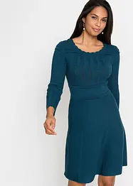 Gebreide jurk met ajourpatroon, bonprix