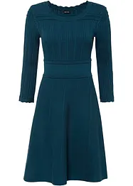 Gebreide jurk met ajourpatroon, bonprix