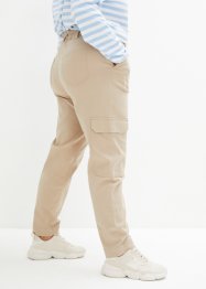 High waist paperbag cargo jeans, bpc bonprix collection