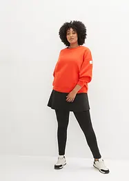 Corrigerende sportlegging met rok, cropped, bonprix