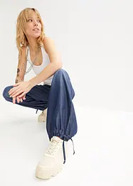 Wide leg jeans van lyocell, bonprix