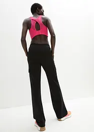 Joggingbroek van een elastisch kantoenmix, bonprix