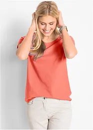 Shirt met ronde hals (set van 5), korte mouw, bonprix