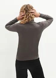 Longsleeve met col in een katoenmix (set van 2), bonprix