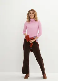 Longsleeve met col in een katoenmix (set van 2), bonprix