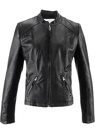 Imitatieleren jas van pure viscose, bonprix