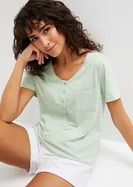 T-shirt van katoen-viscosemix, bonprix