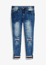 Skinny jeans met vlagdetails, bonprix