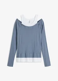 Shirt in layerlook, bonprix