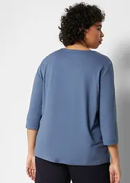 Longsleeve met ronde hals (set van 5), 3/4 mouw, bonprix