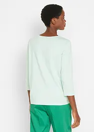 Longsleeve met ronde hals (set van 5), 3/4 mouw, bonprix
