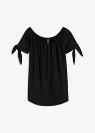 Carmen-shirt met knoopdetail, bonprix