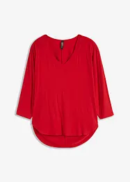 Shirt met 3/4 mouwen in een mix van viscose en elastan, bonprix