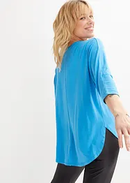 Shirt met 3/4 mouwen in een mix van viscose en elastan, bonprix