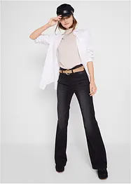 Corrigerende jeans mid waist, bootcut, bonprix