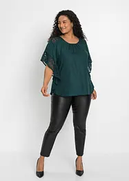 Blouse met kanten details, bonprix