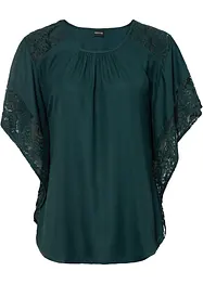 Blouse met kanten details, bonprix