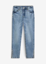 Cropped jeans met siersteentjes, RAINBOW