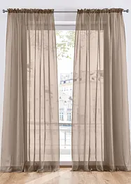 Transparante gordijnen (2 stuks) effen, bonprix