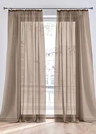 Transparante gordijnen (2 stuks) effen, bonprix