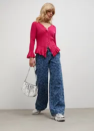 Wide leg jeans, bonprix