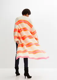 Lang gebreid oversized vest, bonprix