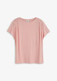 T-shirt met plooitjes, bonprix