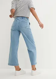 Wide leg jeans met high waist en comfortband, bonprix