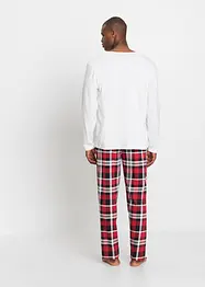 Pyjama met langen mouwen van biologisch katoen, bonprix