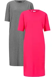 Oversized shirtjurk van katoen (set van 2), bonprix