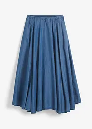 High waist spijkerrok met comfortband, bonprix