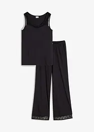 Pyjama met kant (2-dlg. set), bonprix