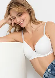 Push up bh met beugels en biologisch katoen (set van 2), bonprix