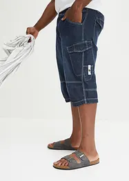 Lichte jeans cargo bermuda, relaxed fit, bonprix
