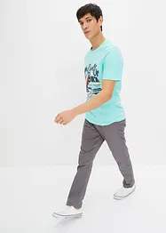 T-shirt (set van 2) van biologisch katoen, bonprix